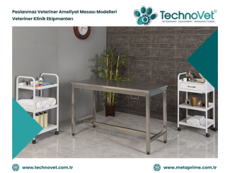 En Ucuz Paslanmaz Veteriner Ameliyat Masası Fiyatları | TechnoVet