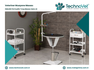 Hidrolik Pet Kuaför Tıraş Masası Satın Al | TechnoVet