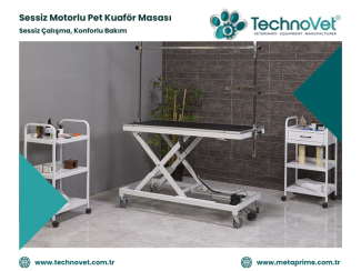Pet Kuaför Masasında Sessiz Motor Teknolojisinin Avantajları