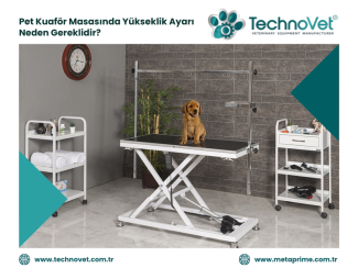 Pet Kuaför Masasında Yükseklik Ayarı Neden Gereklidir?