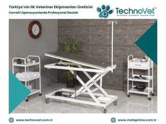 TechnoVet Veteriner Ameliyat Masası | Fabrikadan Satış