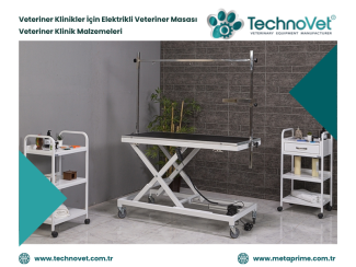 Veteriner Klinikler İçin Elektrikli Veteriner Masası | TechnoVet