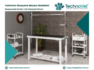 TechnoVet Veteriner Muayene Masası Modelleri