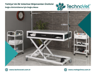 TechnoVet Veteriner Röntgen Masası | Yerli Üretim Modeller